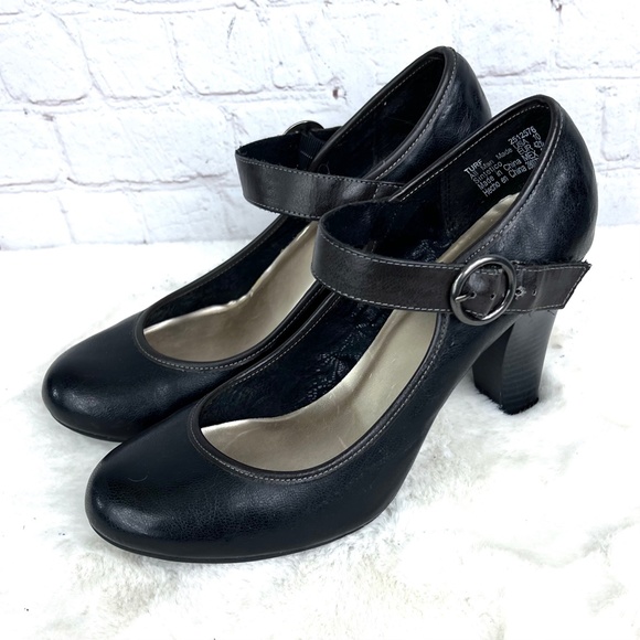 lei Shoes - •|•LEI•| Cute Stacked Heel Mary Jane Shoes